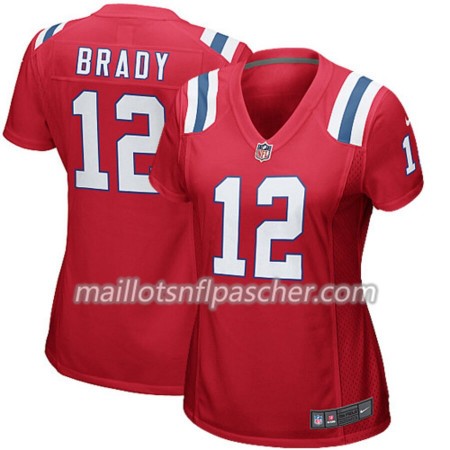 Maillot New England Patriots Tom Brady 12 Nike Rouge - Femme